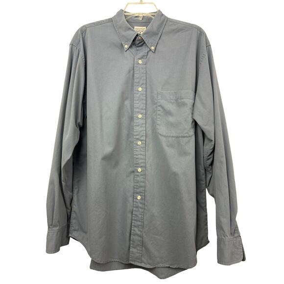 Men's Field Gear Long sleeve Blue Shirt, Sized M - Picture 2 of 8